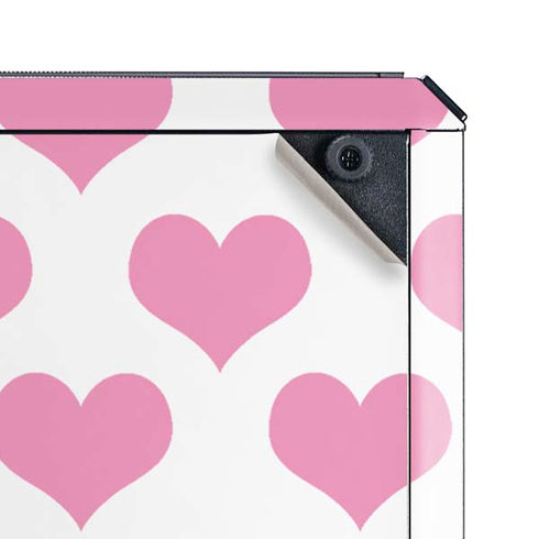 Plush Pink Hearts Cooler Master MasterBox Q300L Mini Tower Skin