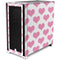 Plush Pink Hearts Corsair 4000D Tempered Glass Mid-Tower ATX Case Skin