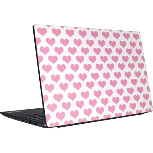 Plush Pink Hearts Dell Vostro Skin