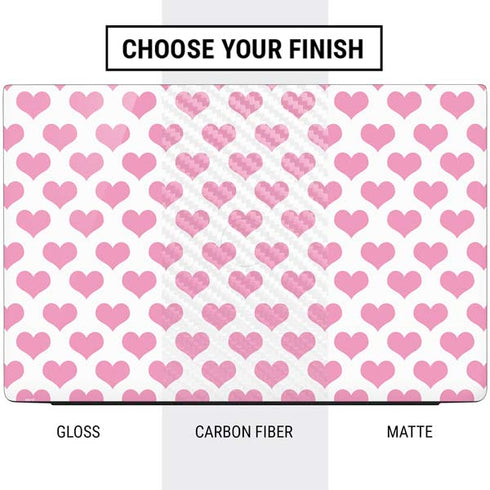 Plush Pink Hearts Dell Vostro Skin