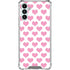 Plush Pink Hearts Galaxy A13 5G Clear Case