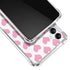 Plush Pink Hearts Galaxy A14 5G Clear Case