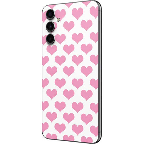 Plush Pink Hearts Galaxy A14 5G Skin