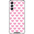 Plush Pink Hearts Galaxy A15 5G Clear Case