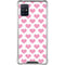 Plush Pink Hearts Galaxy A51 5G Clear Case