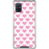 Plush Pink Hearts Galaxy A51 5G Clear Case