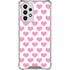 Plush Pink Hearts Galaxy A53 5G Clear Case