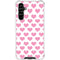 Plush Pink Hearts Galaxy A54 5G Clear Case