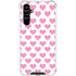 Plush Pink Hearts Galaxy A54 5G Clear Case