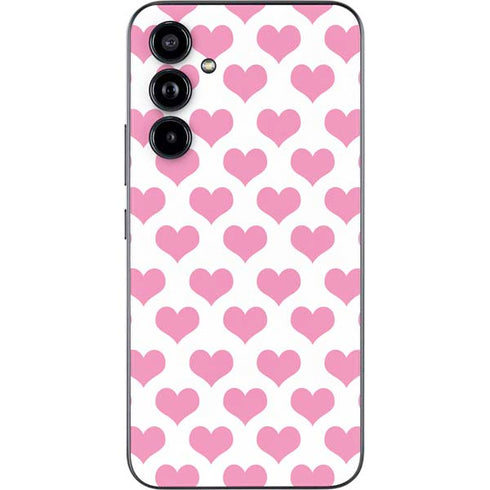 Plush Pink Hearts Galaxy A54 5G Skin
