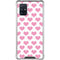 Plush Pink Hearts Galaxy A71 5G Clear Case