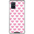 Plush Pink Hearts Galaxy A71 5G Clear Case
