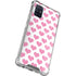 Plush Pink Hearts Galaxy A71 5G Clear Case