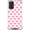 Plush Pink Hearts Galaxy A72 5G Clear Case
