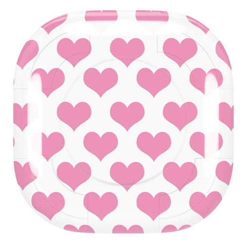 Plush Pink Hearts Galaxy Buds Pro Skin