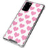 Plush Pink Hearts Galaxy Note20 5G Clear Case