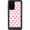 Plush Pink Hearts Galaxy Note20 5G Waterproof Case
