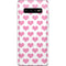 Plush Pink Hearts Galaxy S10 Plus Skin
