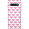 Plush Pink Hearts Galaxy S10 Skin