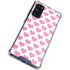 Plush Pink Hearts Galaxy S20 FE Clear Case