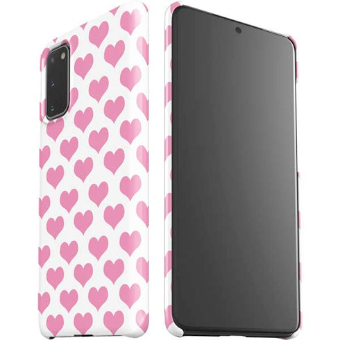 Plush Pink Hearts Galaxy S20 Lite Case