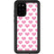 Plush Pink Hearts Galaxy S20 Plus Waterproof Case