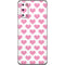 Plush Pink Hearts Galaxy S20 Skin