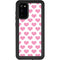 Plush Pink Hearts Galaxy S20 Waterproof Case