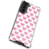 Plush Pink Hearts Galaxy S21 FE Clear Case