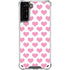 Plush Pink Hearts Galaxy S21 Plus 5G Clear Case