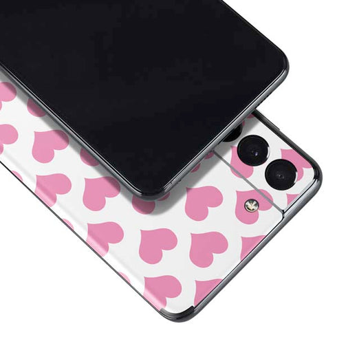 Plush Pink Hearts Galaxy S21 Plus 5G Skin
