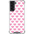Plush Pink Hearts Galaxy S22 Clear Case