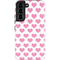 Plush Pink Hearts Galaxy S22 Pro Case