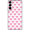 Plush Pink Hearts Galaxy S22 Skin