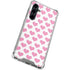Plush Pink Hearts Galaxy S23 FE Clear Case