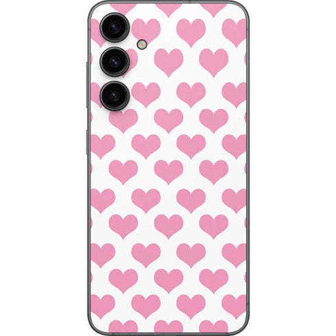 Plush Pink Hearts Galaxy S23 FE Skin