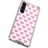 Plush Pink Hearts Galaxy S23 Plus Clear Case