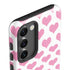 Plush Pink Hearts Galaxy S23 Plus Pro Case