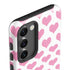 Plush Pink Hearts Galaxy S23 Pro Case