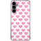 Plush Pink Hearts Galaxy S24 Plus Clear Case