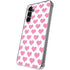 Plush Pink Hearts Galaxy S24 Plus Clear Case