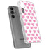 Plush Pink Hearts Galaxy S24 Plus Clear Case