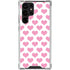 Plush Pink Hearts Galaxy S24 Ultra Clear Case