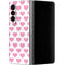 Plush Pink Hearts Galaxy Z Fold4 5G Skin