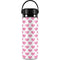 Plush Pink Hearts Hydro Flask 20oz Wide Mouth Skin