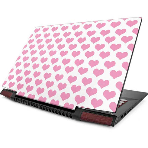 Plush Pink Hearts Lenovo IdeaPad Skin