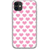 Plush Pink Hearts iPhone 11 Clear Case