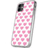 Plush Pink Hearts iPhone 11 Clear Case
