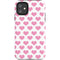 Plush Pink Hearts iPhone 11 Impact Case