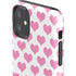 Plush Pink Hearts iPhone 11 Impact Case